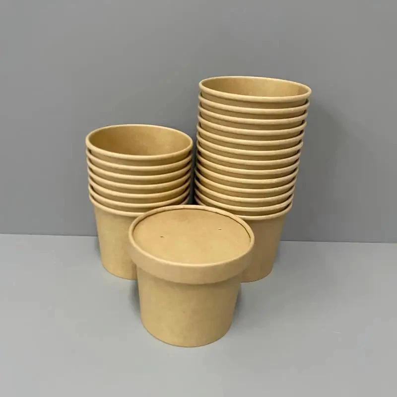 Pojemnik na zupę z papieru pakowego o pojemności 26 uncji, Ø107