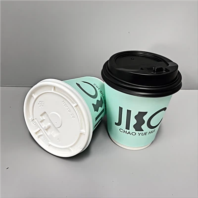 Papierowy kubek do kawy o pojemności 10 uncji z pokrywką Ø90